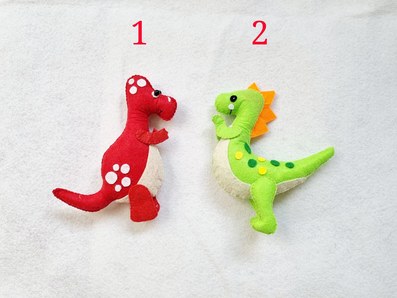 Felt Dinosaur Ornaments Dinosaur Toy Dinosaur Nursery Etsy