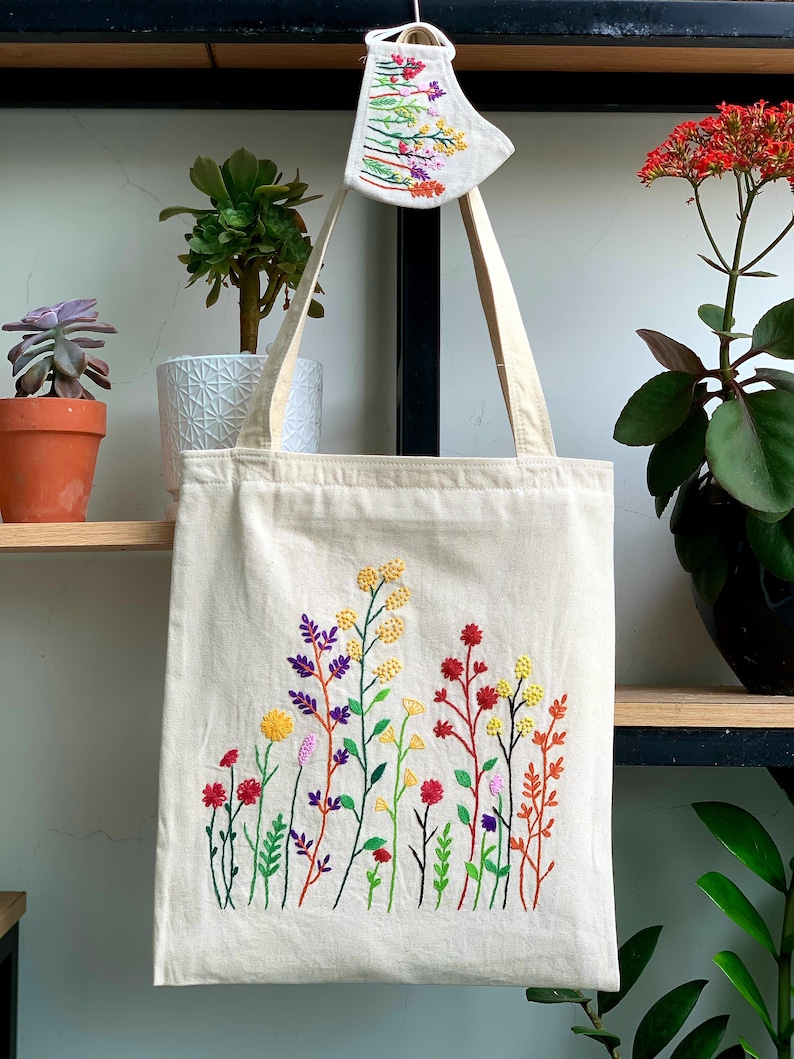 Floral Canvas Tote Bag LB406-Floral main image 0