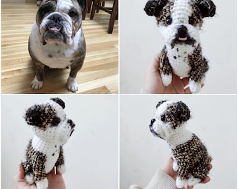 Custom Stuffed Dog, Custom Dog Plush, Personalized Pet Gift, Dog Mom Gift, Custom Crochet Dog, Custom Stuffed Animal, Pet Stuffed Animal