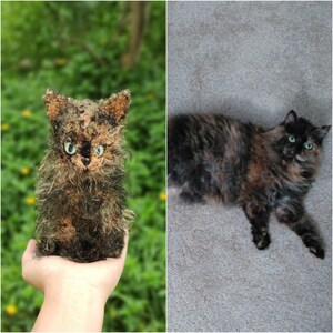 Custom Crochet Cat, Custom Stuffed Cat, Custom Cat Plush, Custom Stuffed Animal, Personalized Pet Gift, Pet Memorial, Pet Stuffed Animal image 6