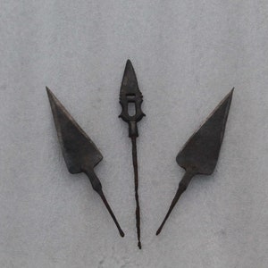 old vintage  antique traditional mughal indo-rajput  hunting archery arrow-heads no bow