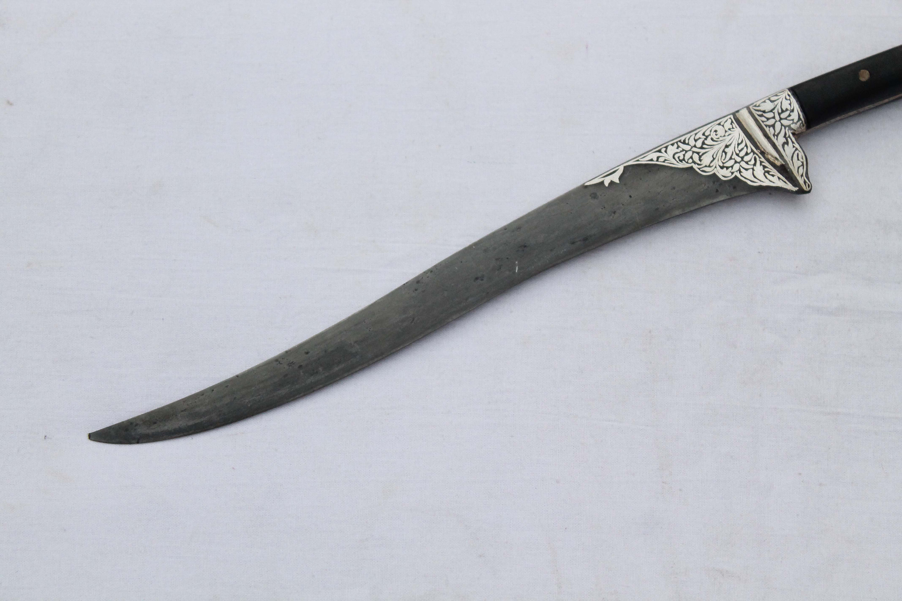 Old Vintage Mughal Indo-persian Kard Dagger Knife Khanjar Wooden Handle ...