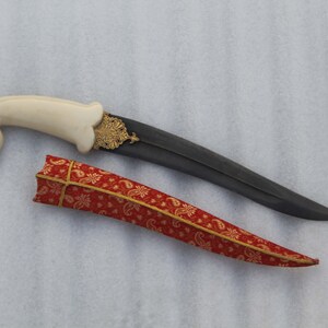 Rare Vintage Mughal Islamic Indian Jade Aventurine Parrot Grip Gold ...