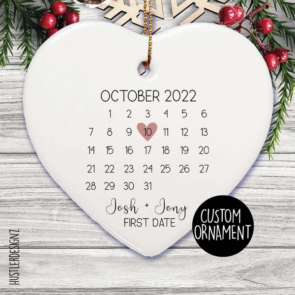 Our First Date, Valentines Day Gift, Location Map Print By Hood Designs Co