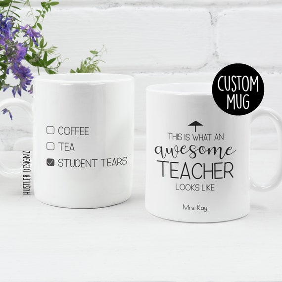 Mug-tastic Tazza Insegnante – “This Is What An Awesome Teacher Looks Like” – Ceramica 312 Ml, Idea Regalo