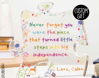 Pediatric Occupational Therapist Gift Puzzle Plaque: OT Thank You Gift from Parents