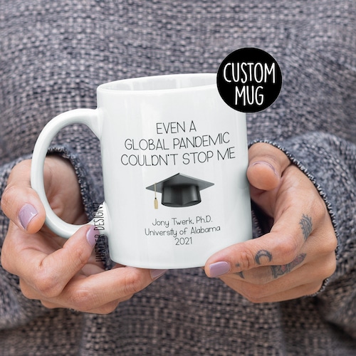 Bachelors Degree Graduation Gifts Pandemic Graduation Mug Etsy