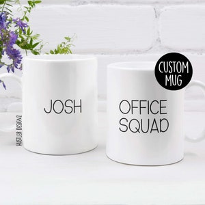 Bürobecher, Team Geschenke, Coworker Geschenke, Individuelle Tasse, Mitarbeiter Geschenke, Mitarbeiter Wertschätzung Geschenke, Firmengeschenke, Arbeitsteam Geschenke