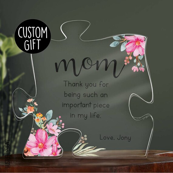 Lupia - Portafoto Targa 15x20 cm SUPER MAMMA con protezione in Vetro e supporto da tavolo in legno, senza Cornice, Idea Regalo con Scatola e poster grafica per la festa della mamma