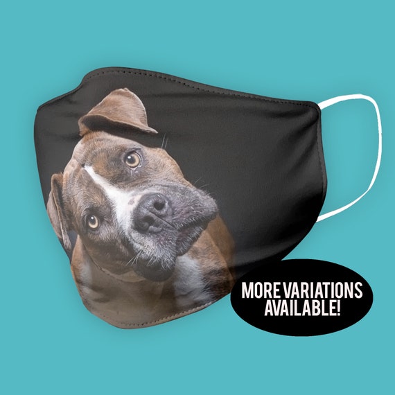 Boxer Mask Boxer Face Mask Boxer Print Face Mask Boxer Face Etsy