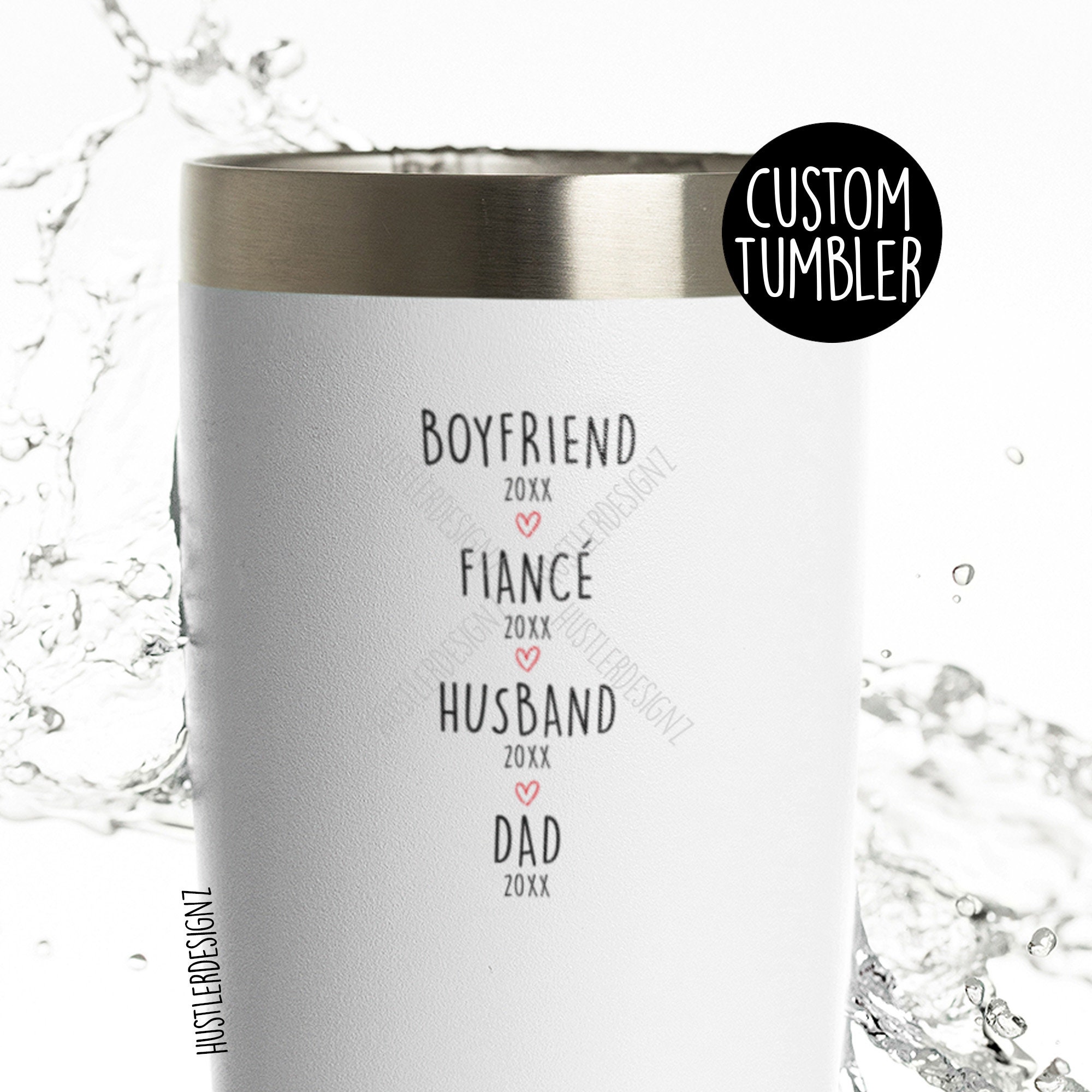 Gifts for Dad, custom travel tumblers for dad, kids handwriting gift i –  GlitterGiftsAndMore