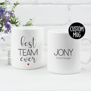 Best Team Ever Mug - Unique Team Gifts Custom Name - Gifts For Employees - Employee Appreciation Gifts, Christmas Gifts For Staff - Team Mug