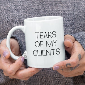 Tears of My Clients Mug: Funny Gift for Personal Trainer