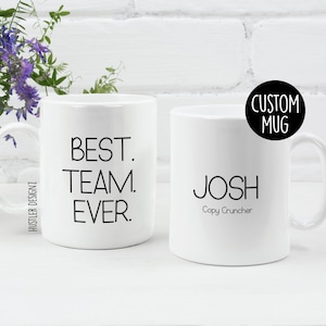 Best Team Ever Mug,Team Gifts, Corporate Holiday Gifts ,Appreciation Gifts For Employees,Coworker Christmas,Coworker Gift Bulk