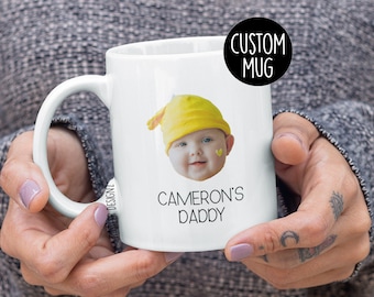 Personalisierte Dad Tasse: Personalisierte Baby Bild & Name