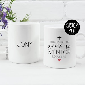 This Is What an Awesome Mentor Looks Like Mug – Mentor Appreciation Gift – Thank You Coffee Cup for Coach, Professor, or Boss