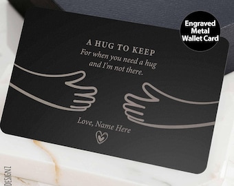 Personalized Engraved Metal Wallet: A Hug To Keep Pocket Hug