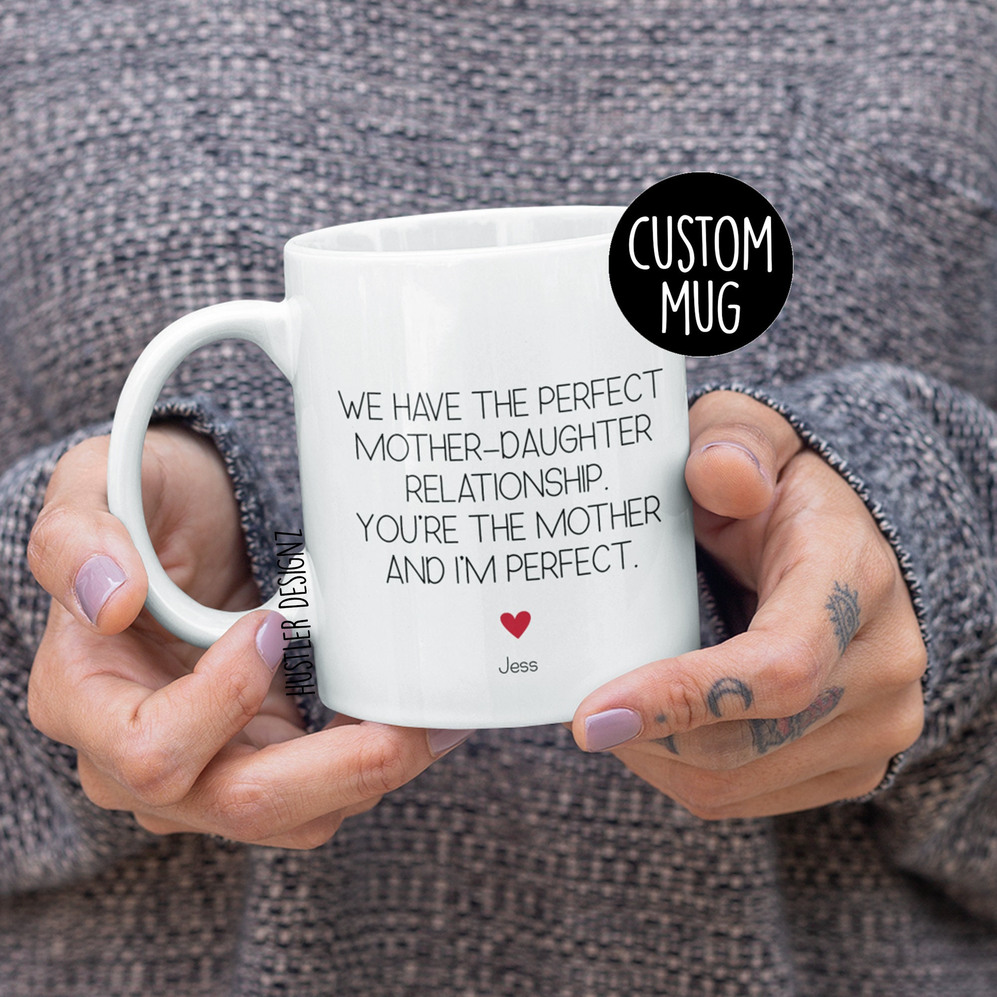 Custom Painted Mom's Ombre Coffee Mug