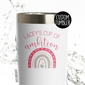 Cup Of Ambition Tumbler Cup, Personalized Gifts, Dolly Parton Gifts