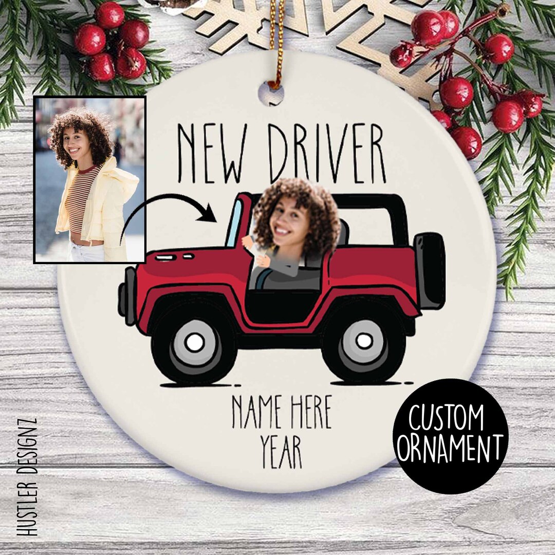 Personalized New Driver Ornament My First Car, Wrangler Offroad