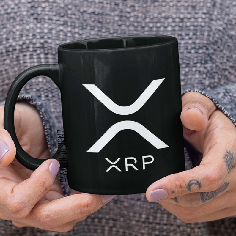 xrp black mug