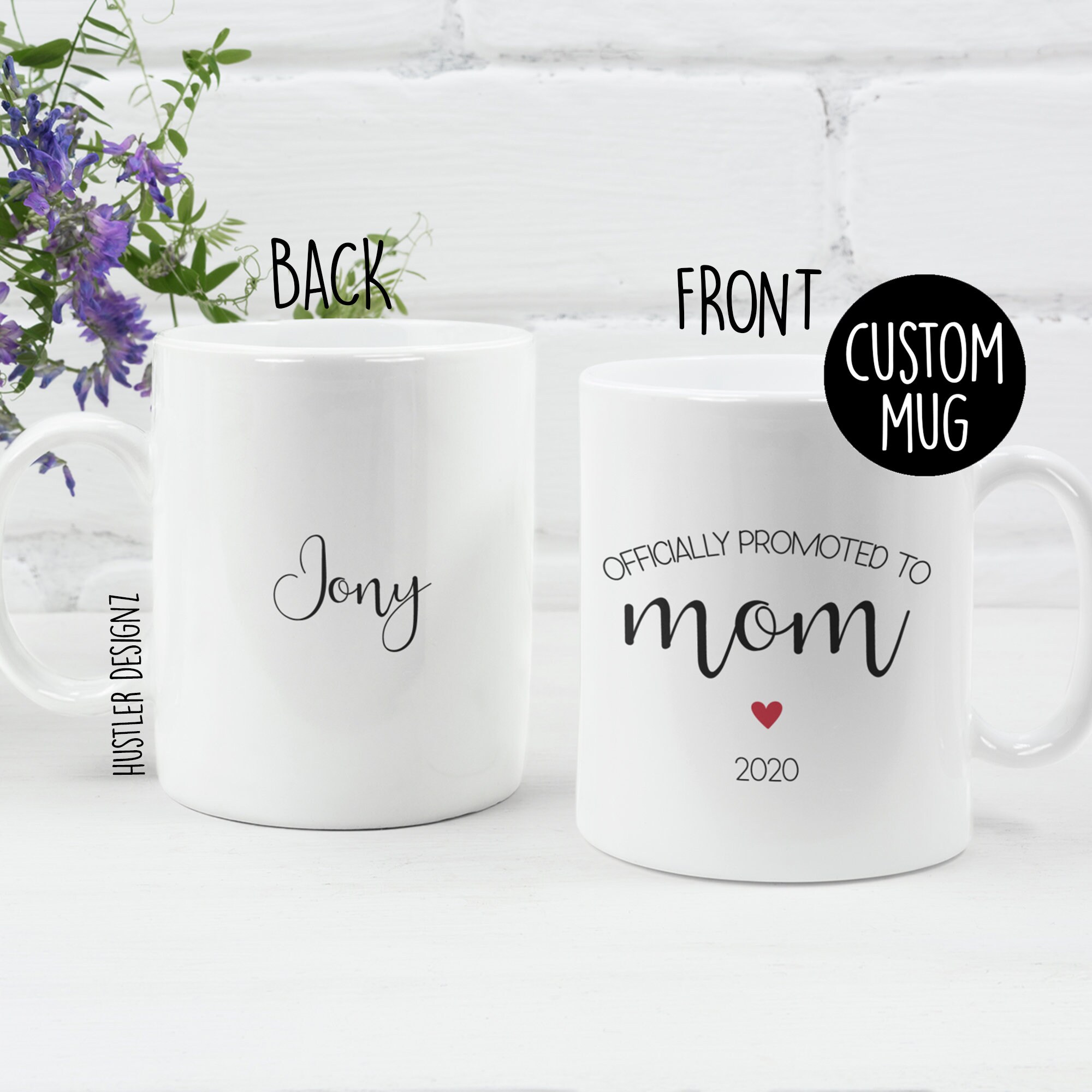 Details about / Home /& Kitchen You/'re Being Promoted Mug Baby Announcement Personalised Gifts