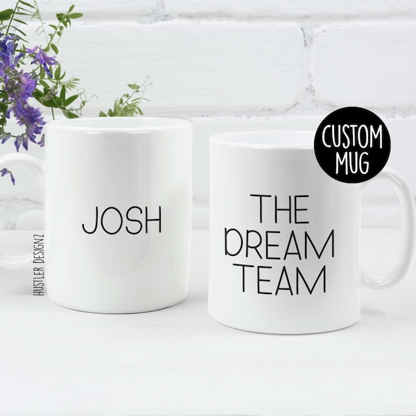 Custom Dream Team Mug – Employee, Coworker Appreciation & Corporate Gift Ideas