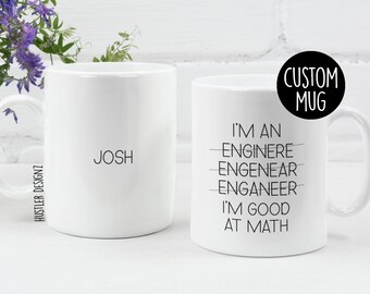 Engineer Geschenken, Engineer Mug, Engineering Geschenken, Grappige Gift Ideeën, Cadeau voor Engineer, Engineer Graduation Gift