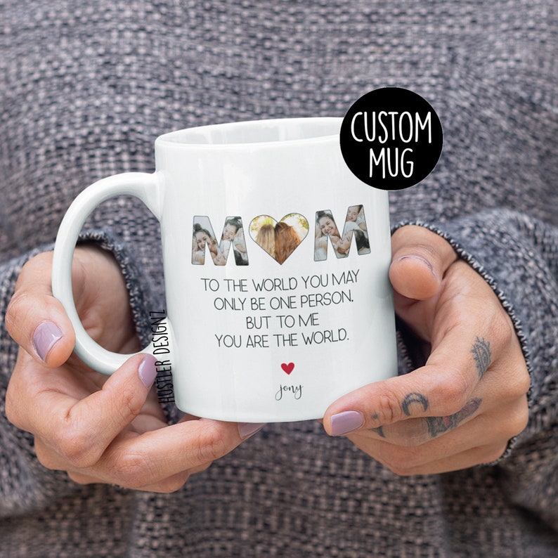 Your Mommy is a coffee lover? Let get her a Mom Coffee mug on this mother's day. Print some pictures of wonderful memories with mom on the mug to make it a one-of-a-kind mug for mom. Your gift will make her coffee taste better.