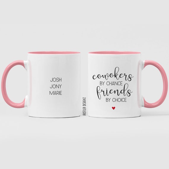Tazza Regalo Compagno Lavoro - Ceramica Jaspeada 400ml Con Coperchio E Cucchiaio - Foto 4