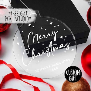 Company Christmas Ornament: Personalized Corporate Holiday Gifting