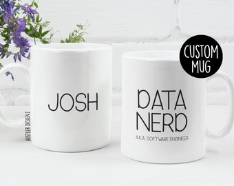 Data Nerd, Software Developer Gifts, Software Engineer Mug, Data Science, Data Scientist Mug, Data Analyst Mug, Coder Mug, Coder Gifts