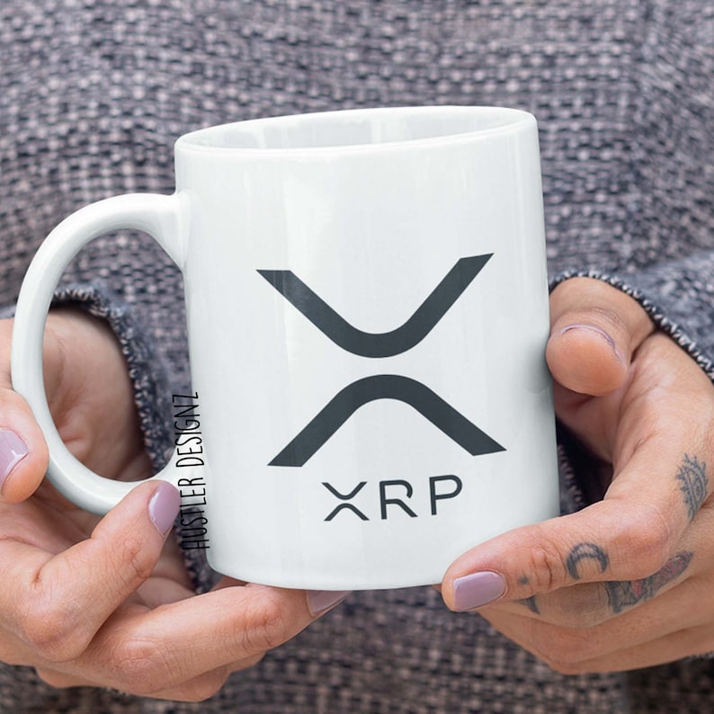 xrp white mug