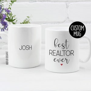 Best Realtor Ever Mug, Funny Realtor Gift, Coffee Mug for Real Estate Agent, Realtor Appreciation, Closing Gift, Real Estate Office Gift
