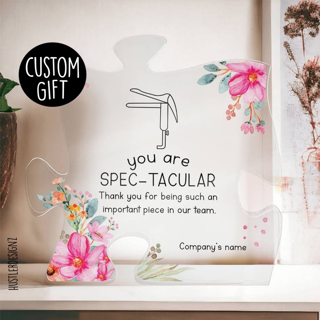 OBGYN Gift: You Are Spectacular Puzzle Plaque, Team Appreciation - Etsy