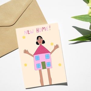 Nouvelle carte domicile | carte de voeux | carte d'anniversaire | carte de devis | félicitations pour votre nouvelle maison