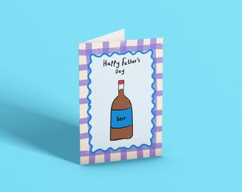 Fathers Day Card, Beer card, Beer Themed Card