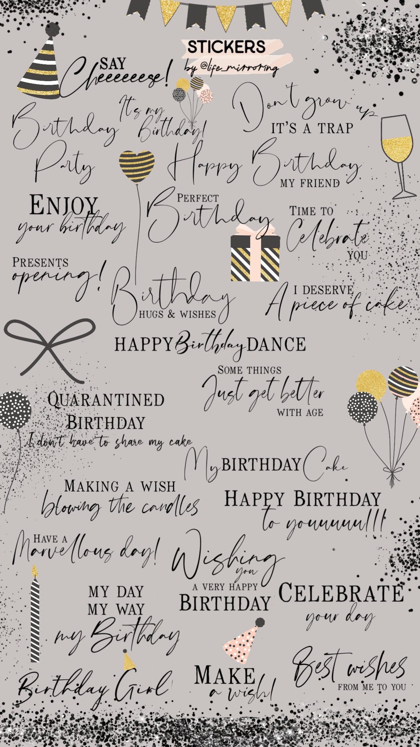 Birthday Instagram Story Sticker Etsy birthday-instagram-story-sticker-etsy
