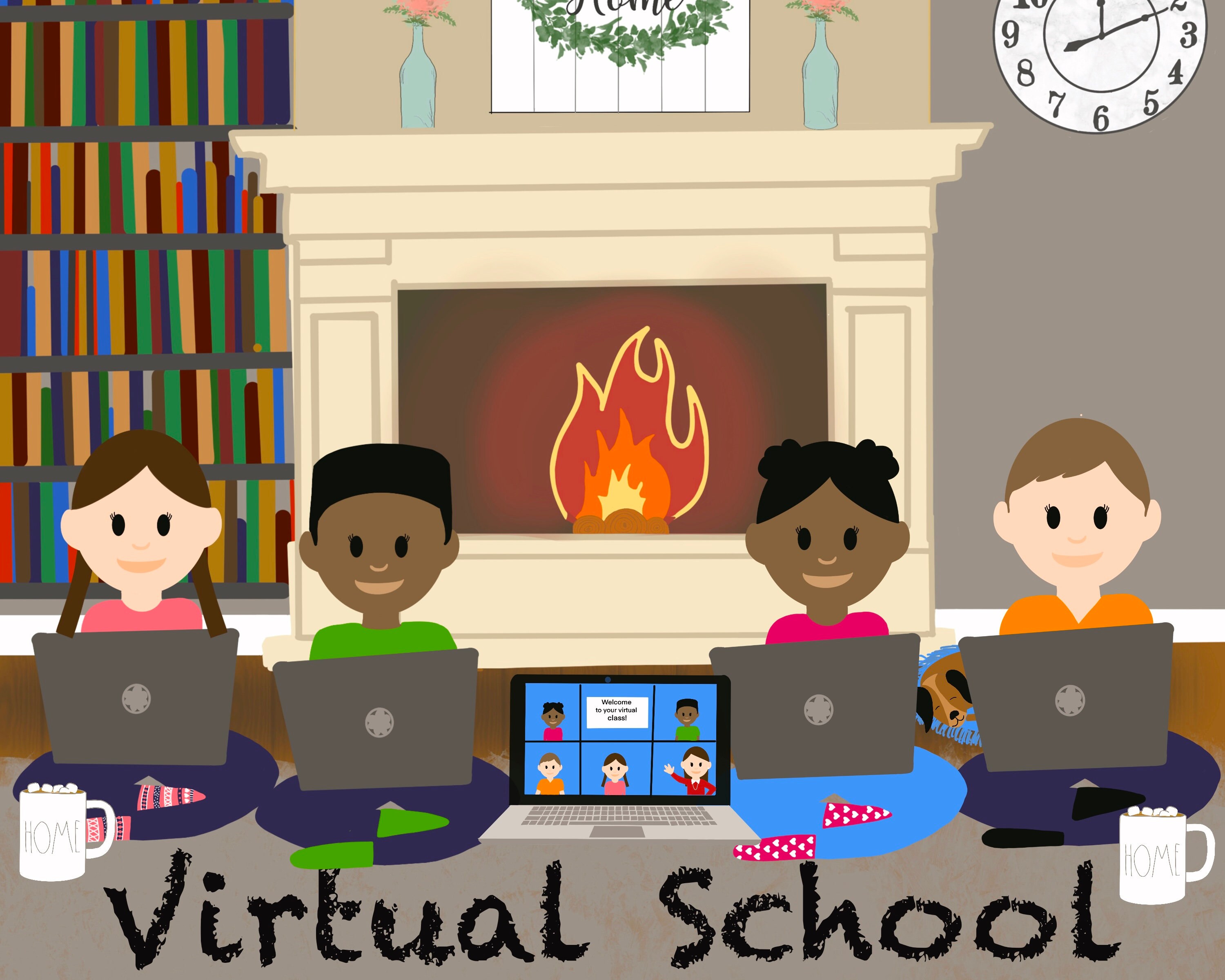 Virtual School Clipart ubicaciondepersonas.cdmx.gob.mx