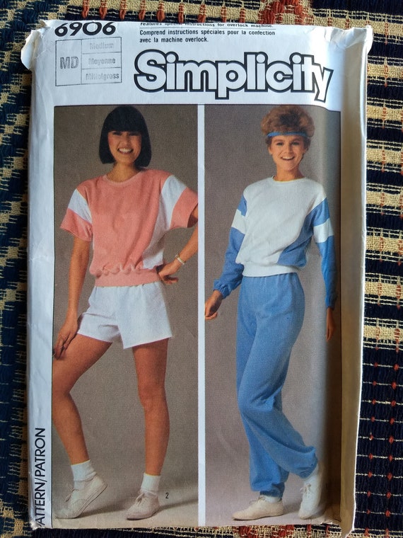 Maglione anni '80, pantaloni pull-on per maglie elasticizzate