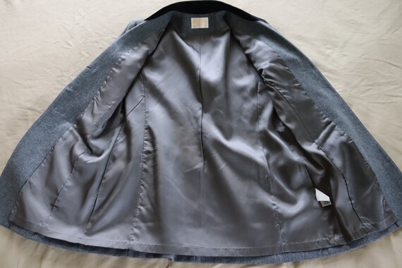 Pendleton Gray Wool Riding Jacket - Long Gray Woo… - image 7