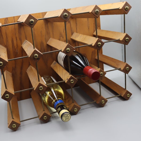 Modern Wine Rack Etsy