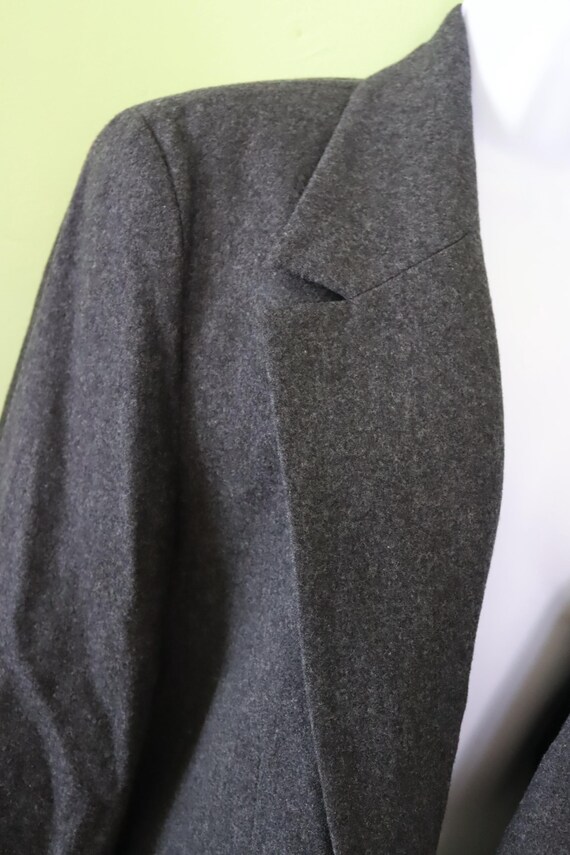 Dark Gray Wool Jacket by Pendleton - Gray Wool Bl… - image 3
