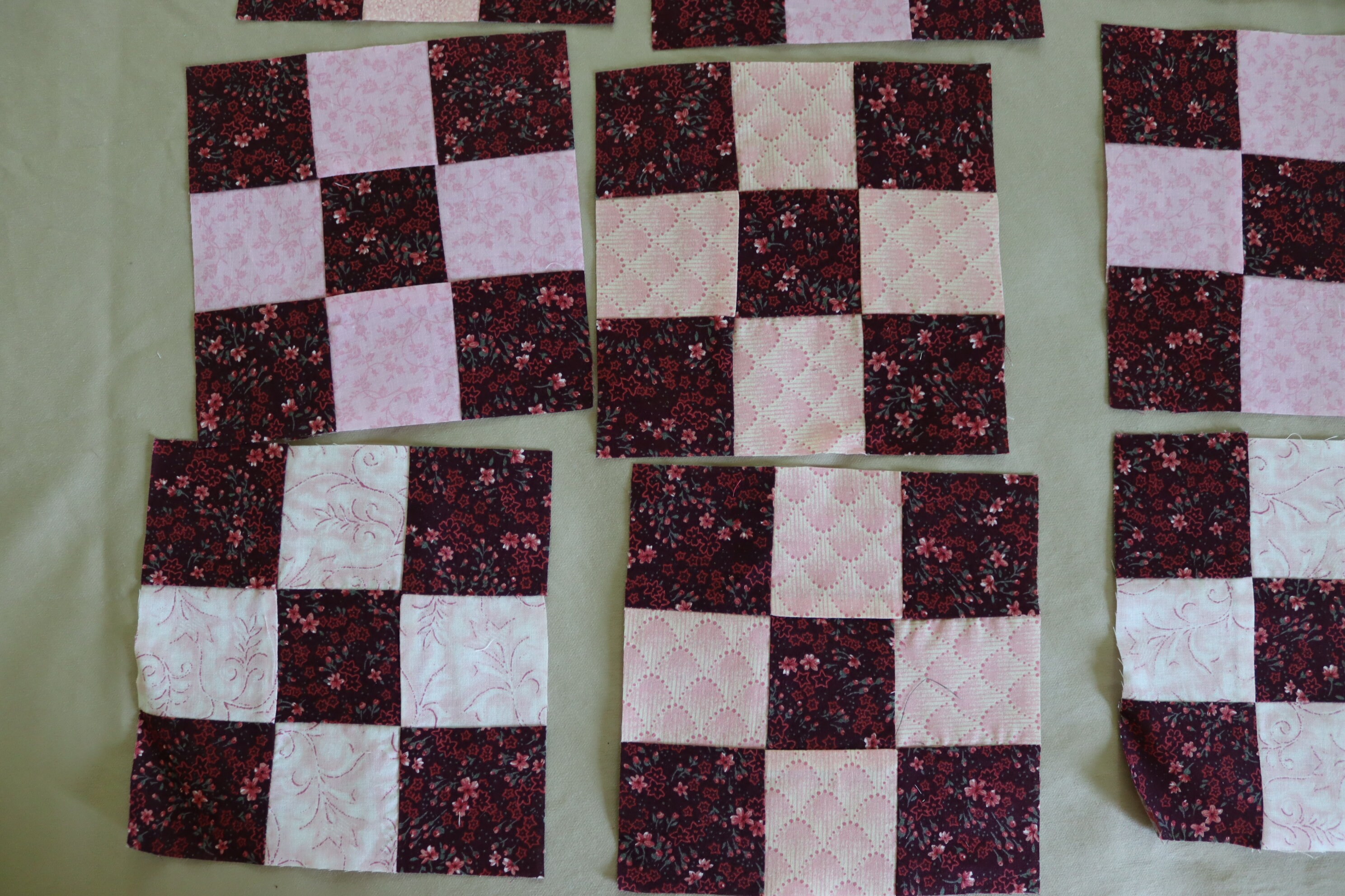 アンティークキルト　キルトブロック　カットキルト　約90×90cm アンティークキルト キルトブロック カットキルト 約90×90cm