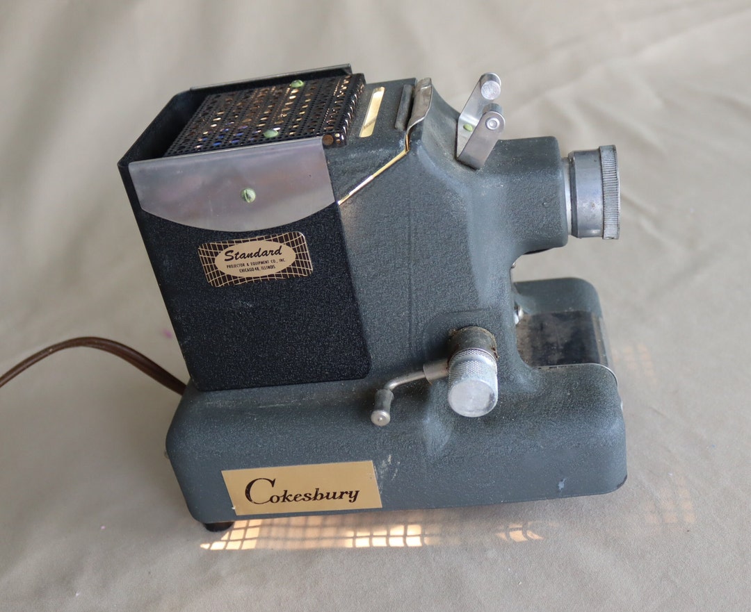 Vintage Film Strip Projector Cokesbury / Standard Model 666 Etsy