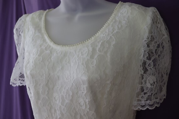 Vintage Gunne Sax Ivory Lace Dress by Jessica McC… - image 2