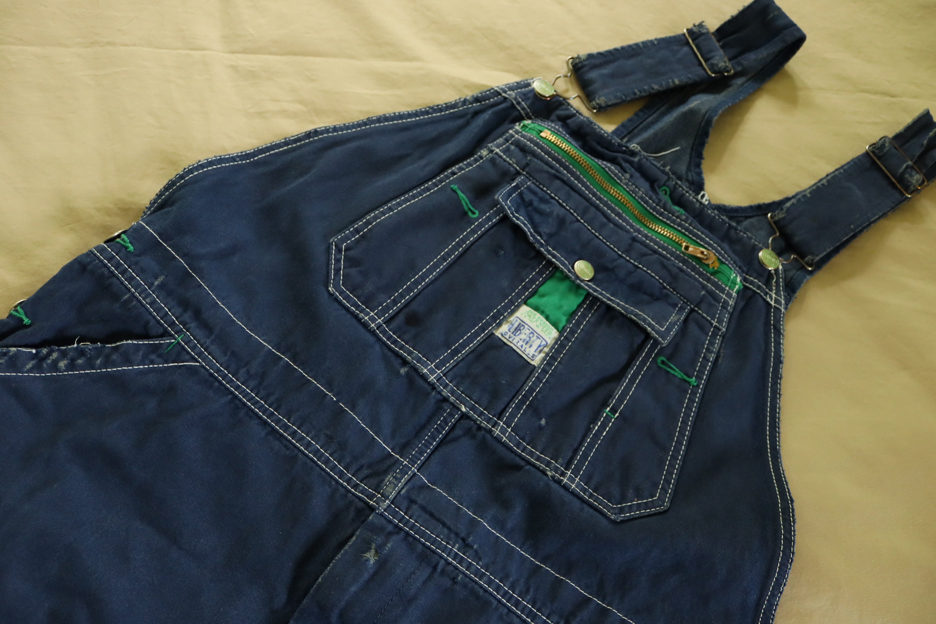 Liberty low best sale back overalls