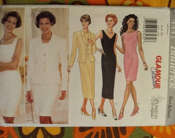 Easy Sleeveless Dress and Jacket Pattern by Butterick - Sew your own sheath dress with this easy pattern