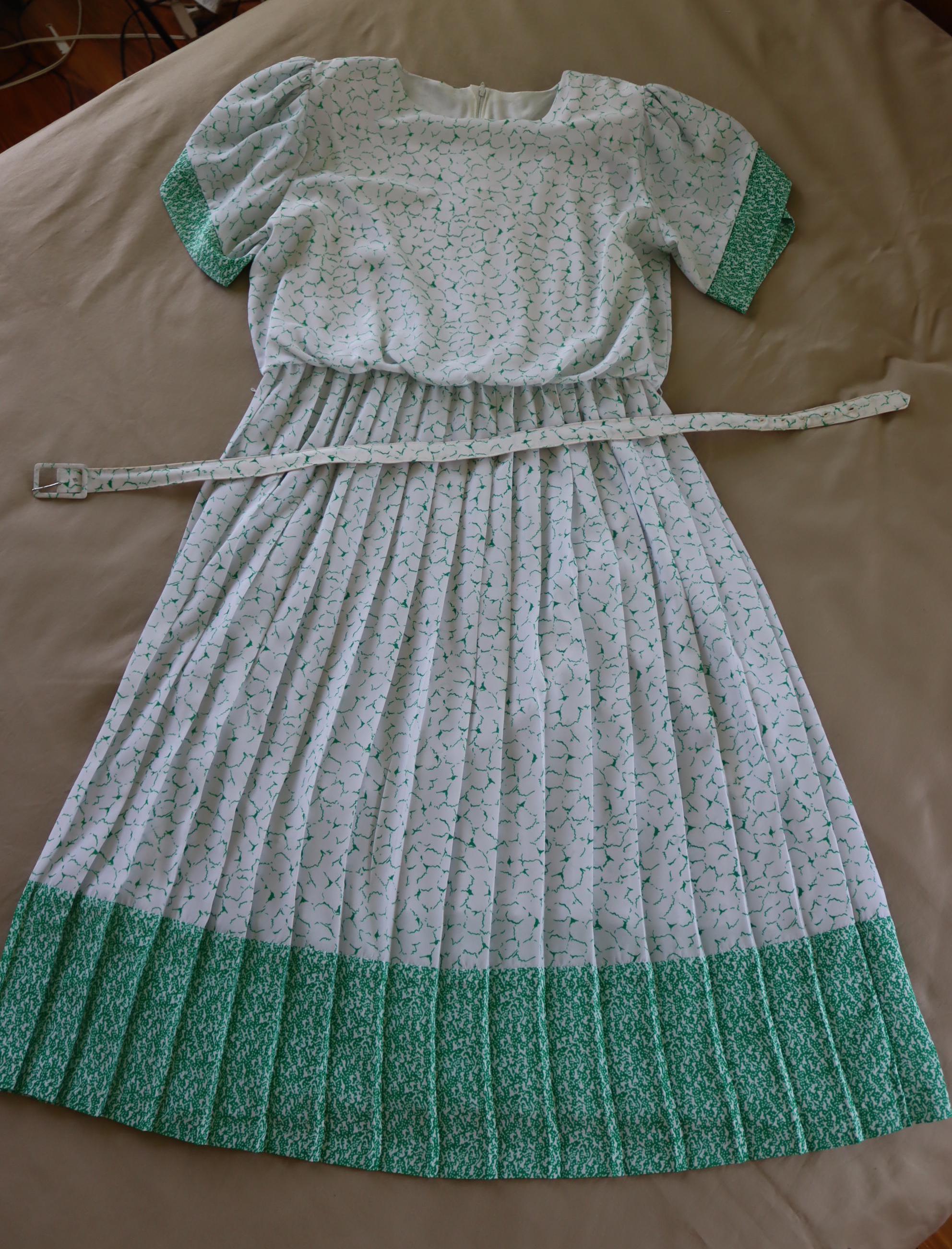 green and white pleated dress Buy Joanna Hope Green Printed Pleated Dress from Next USA