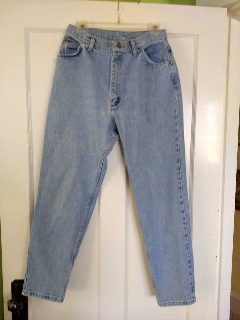 19801990s High Waisted High Rise Jeans by Wrangler